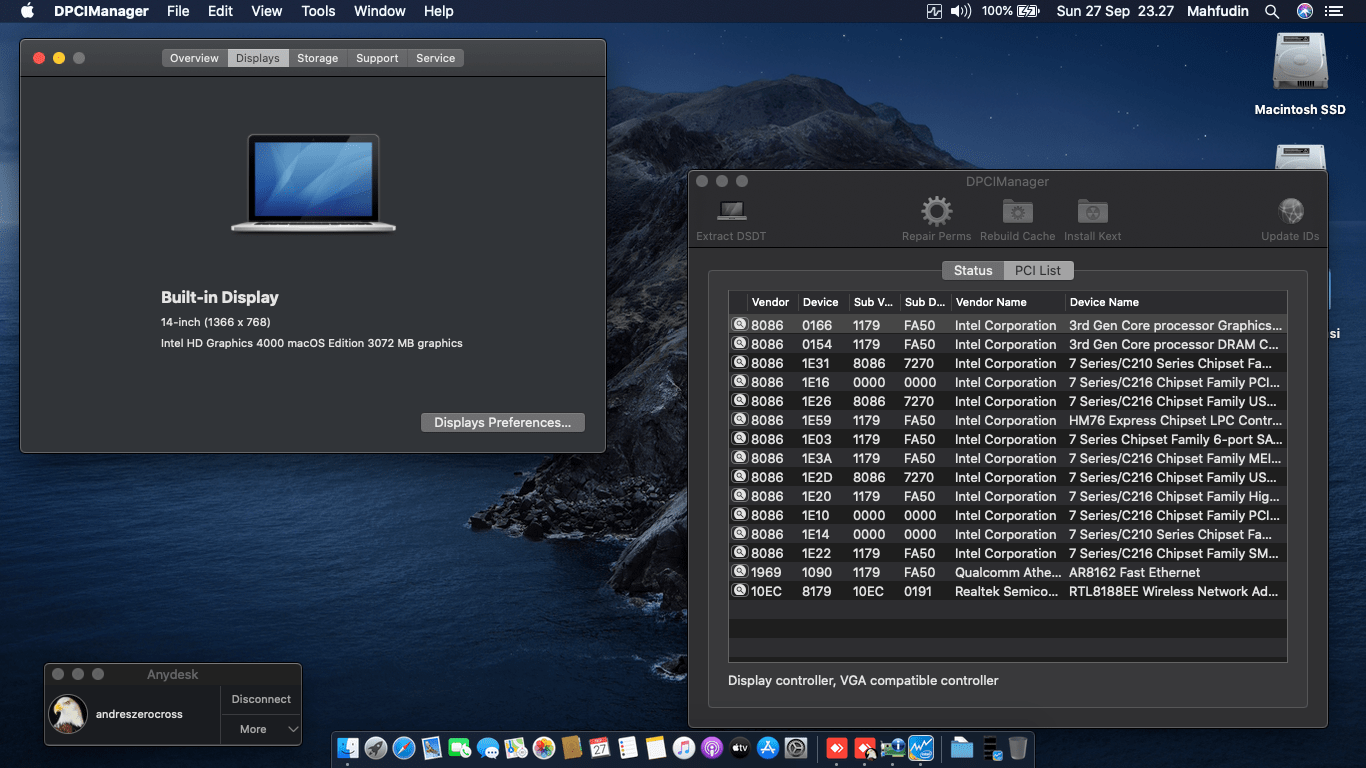 Toshiba Satellite C40 A [IvyBridge   Intel HD 4000] 2